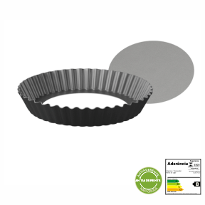 Forma Antiaderente Grande para Torta com Fundo Removível